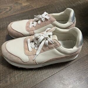 J crew cream/tan Sneakers